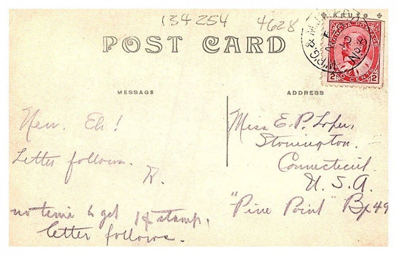 Alaska, Juneau, 1905, Hardware Store, Post office,  Buildings   RPPC