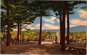 Postcard CHURCH SCENE Rindge New Hampshire NH AN5113