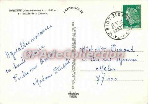 Postcard Modern Morzine (Haute Savoie) 1000 m Alt Vallee Dranse