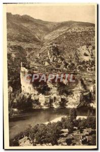 Old Postcard Castelbouc Village and the old Chateau