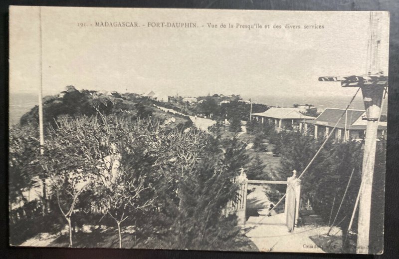 Mint Madagascar RPPC Real Picture Postcard Fort Dauphin  View