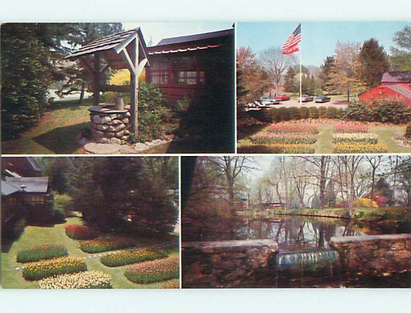 Unused Pre-1980 OLD CARS & RED BARN RESTAURANT Westport Connecticut CT v7979@