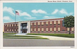 Iowa Ottumwa Horace Mann School 1947 Curteich