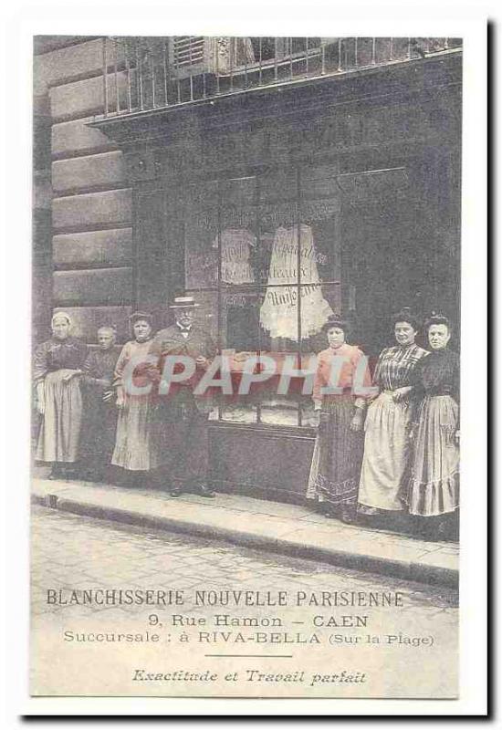 Caen Postcard Old New Parisian Laundry 9 rue Hamon Caen accuracy and perfect ...