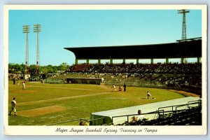 1960 Tampa Florida Postcard Al Lopez Baseball Field Major League Training Game