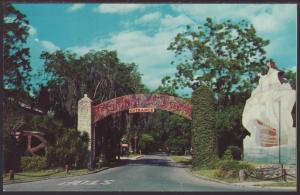 Entrance Fountain of Youth,St Augustine,FL Postcard