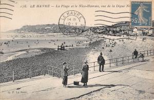 BR72847 la plage et le nice havrais vue de la digue   le havre    france