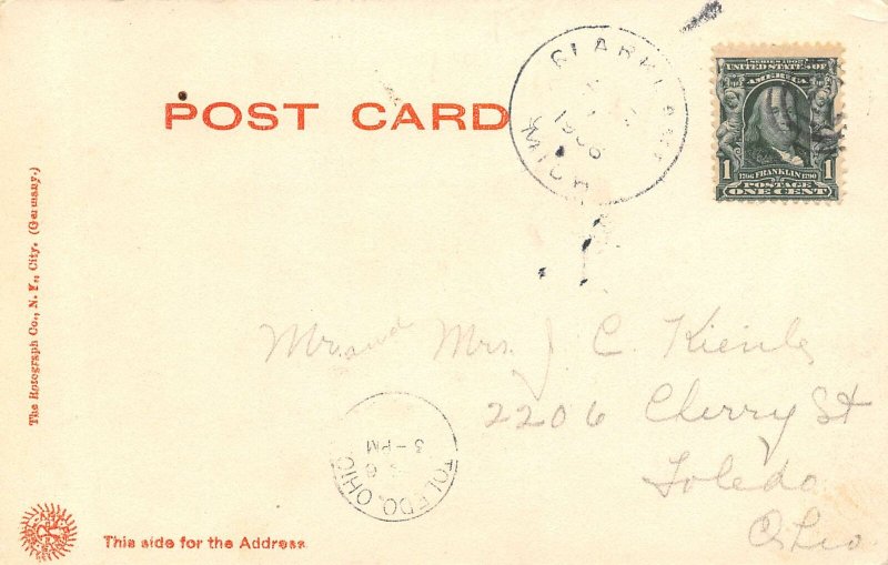 Michigan State Prison Jackson MI 1906 postcard