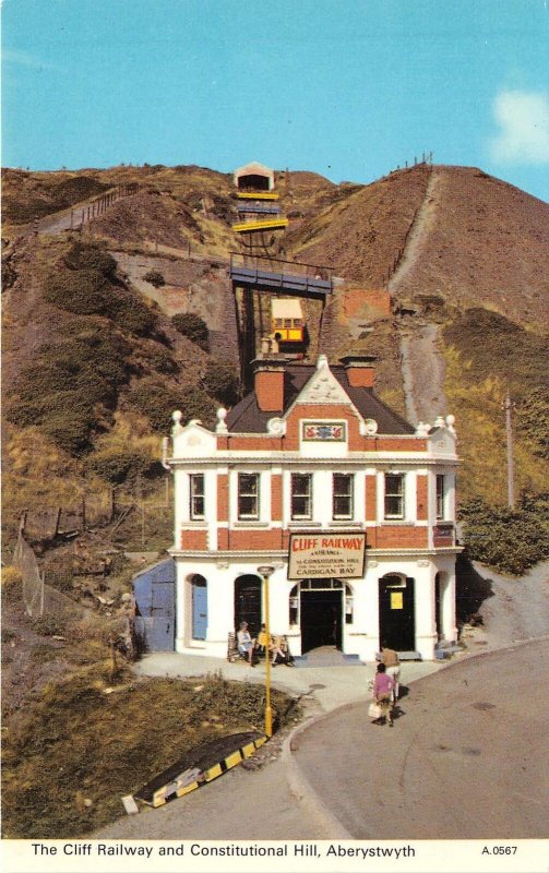US69 UK Wales Aberystwyth cliff railway and constitutional hill