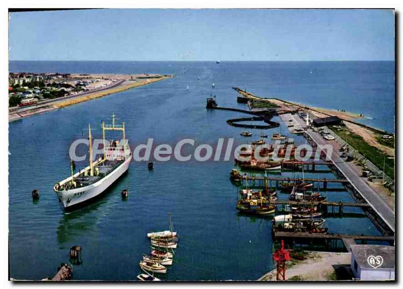 Modern Postcard Ouistreham Riva Bella Calvados port entry