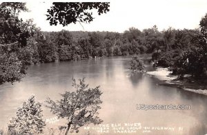 Elk River - Lanagan, Missouri MO Postcard