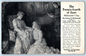 Advertising Postcard The Twenty Fourth Of June Midsummer's Day By Grace Richmond