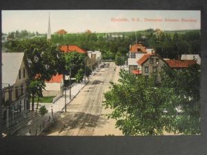 KENTVILLE NS Dominion Atlantic Railway c1910 Postcard
