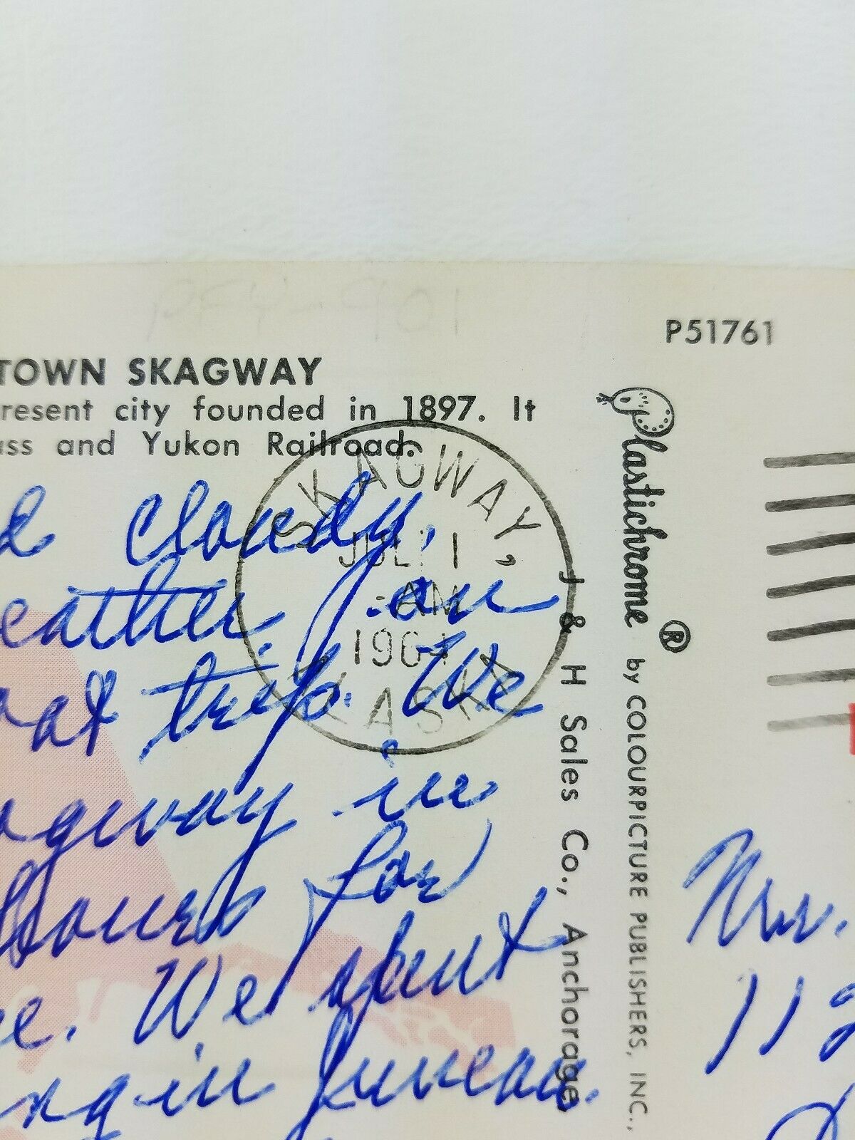 Vintage Historic Skagway Alaska classic cars dirt street signs scenic