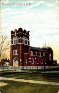 St. Ambrose Church, Endicott NY Vintage Postcard P22