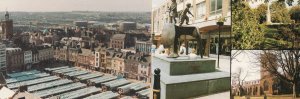 Northampton Market Church Aerial View 2x Postcard s