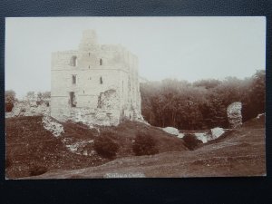 Northumberland NORHAM CASTLE over looking the River Tweed - Old RP Postcard