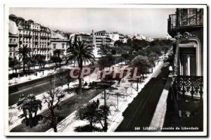 Postcard Old Lisboa Avenida da Liberdade