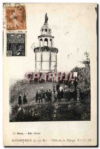 Old Postcard Monbahlis Fete Of The Virgin 21 October 28
