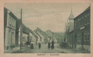 Gymnich Women On Street Transport Cart Antique German Postcard