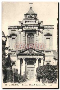 Old Postcard Auxerre Old Chapel Du Seminaire