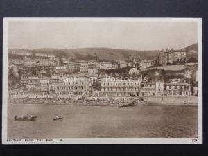 Isle of Wight: Ventnor from the Pier c1930 - Old Postcard