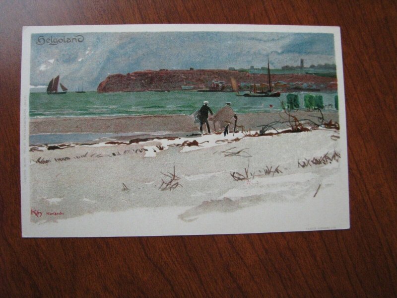 Helgoland German Heligoland Postcard Unused UDB 1900-06 by Velten