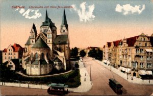 Germany Koblenz Loehrstrasse Mit Herz-Jesus-Kirche