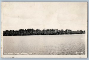 c1950's View Of Houston Lake Perry Georgia GA RPPC Photo Vintage Postcard