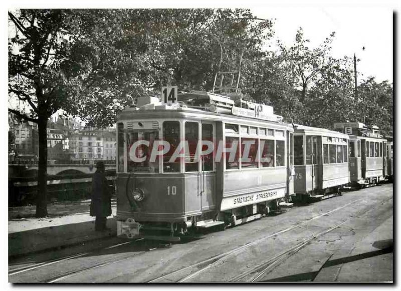 Postcard Modern tram-museum verein zuerich Motorwagen This 10 2/2 der St. St....