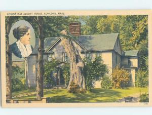 Unused Linen HISTORIC HOME Concord - Boston Massachusetts MA d0687