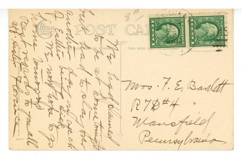 Kewpies by Rose O'Neill. Pub. By Gibson Art . Easter- A Brimful