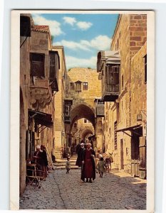 Postcard The Chain Street Jerusalem Israel