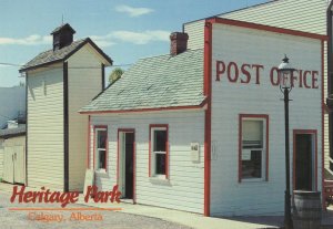 Heritage Park Outhouse At Calgary Post Office Canada Rare Postcard