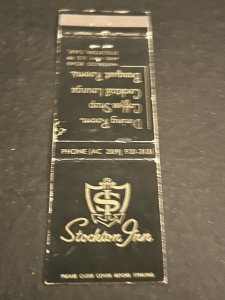 Stockton Inn Stockton California Matchbook Cover MB181
