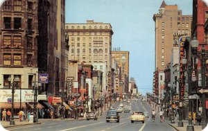 Main Street ROCHESTER, NEW YORK Drugstore Lincoln's Monroe County 1950s Postcard