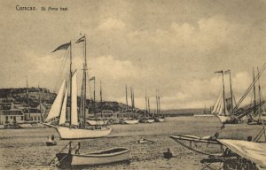 curacao, D.W.I., WILLEMSTAD, St. Anna Baai (1910s) Postcard