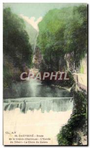 Old Postcard Dauphine Route De La Grande Chartreuse L & # 39entree desert Fal...