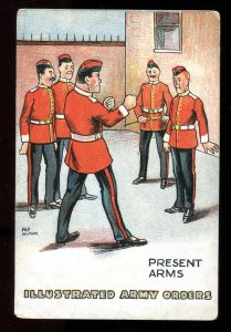 dc266 - UK Military c1906-10 Illustrated Army Orders. Artist Signed Alf Hilton