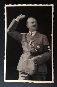 GERMAN EMPIRE THIRD REICH ORIGINAL POSTCARD - ADOLF HITLER - 'THE FUHRER