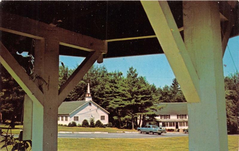 BROADALBIN NEW YORK~SACANDAGA BIBLE CONFERENCE~TEACHING THE WORD POSTCARD 1960s