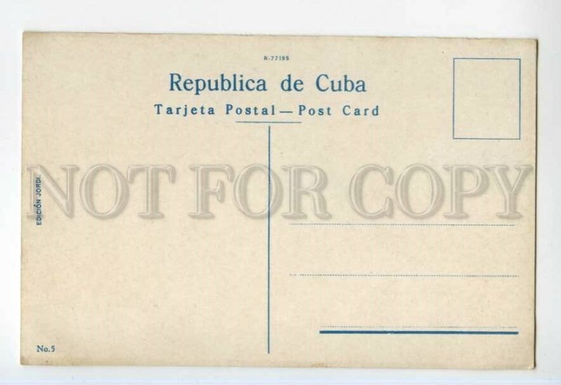 491061 CUBA MATANZAS Casino Espanol Spanish Club FLAG Vintage postcard Jordi