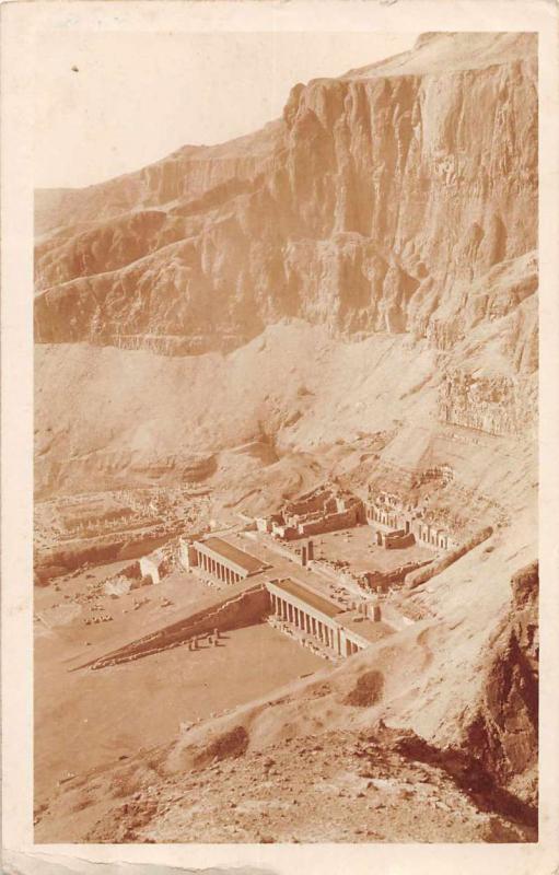 Egypt Valley of the Kings Scenic View Real Photo Antique Postcard J45864