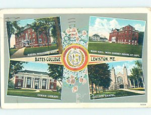 Pre-Chrome COLLEGE SCENE Lewiston Maine ME AG7788