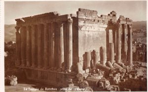 Lot219 lebanon baalbeck real photo la temple de bacchus