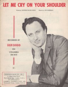 Let Me Cry On Your Shoulder Ken Dodd Sheet Music