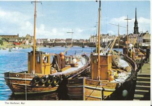 Scotland Postcard - The Harbour - Ayrshire - Ref 20563A