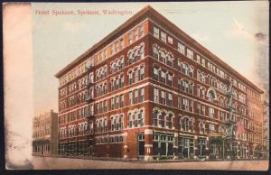 Postcard Unused Hotel Spokane Spokane WA LB