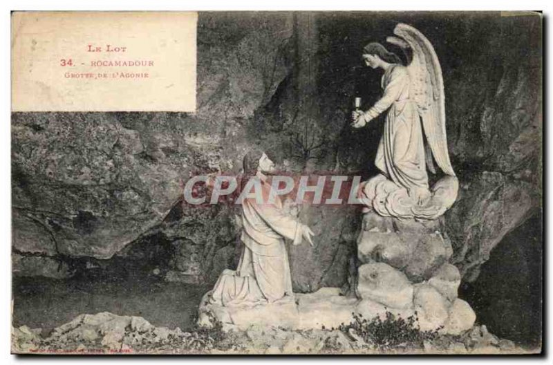 Rocamadour - Lot Cave L & # 39Agonie - Old Postcard