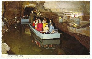 Underground Boating at Howe Caverns Howe Cave New York  4 by 6
